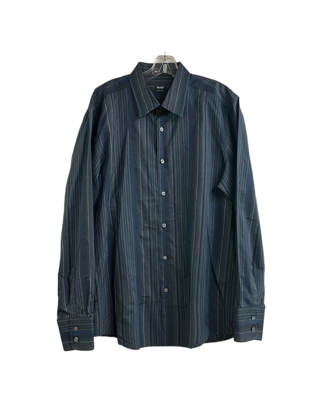 Hugo Boss Long sleeved striped button down shirt XL regular fit